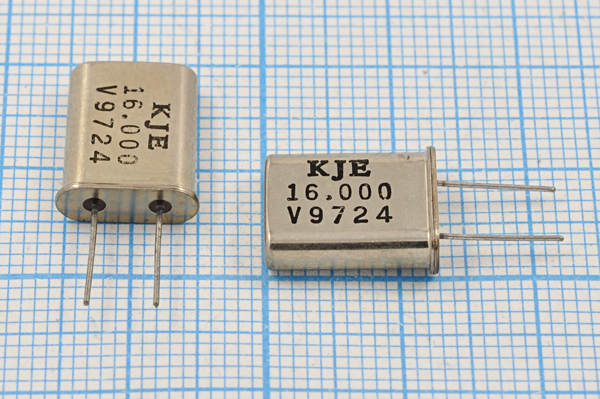 16000 \HC49U\15\\\\1Г (KJE) --- Кварцевые резонаторы (пьезокерамические, диэлектрические, ПАВ (SAW), резонаторы из других пьезоматериалов)