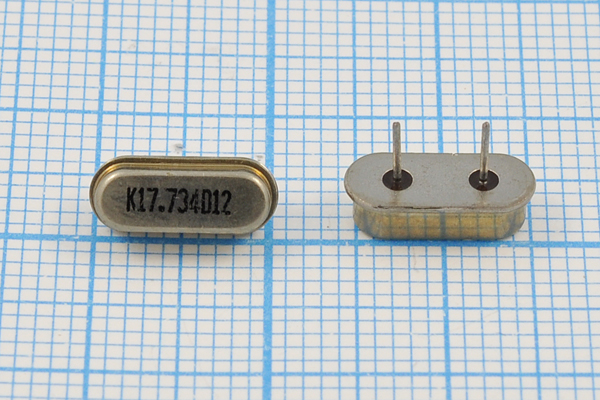 17734,476 \HC49S3\12\\\\1Г 4,5мм (K17.734D12) --- Кварцевые резонаторы (пьезокерамические, диэлектрические, ПАВ (SAW), резонаторы из других пьезоматериалов)