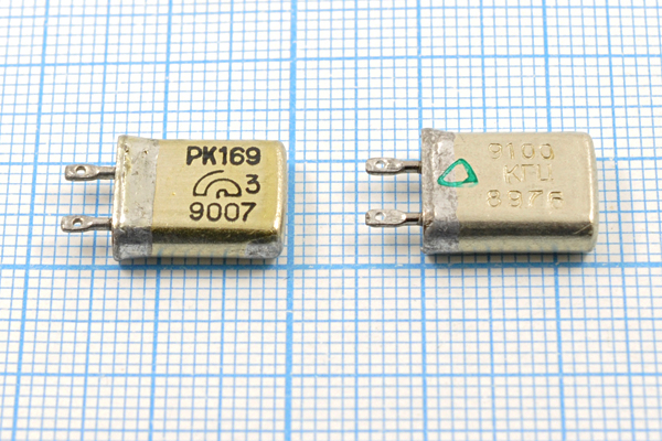 9100 \МВ\\ 15\ 20/-10~60C\РК169МВ-6АП\1Г --- Кварцевые резонаторы (пьезокерамические, диэлектрические, ПАВ (SAW), резонаторы из других пьезоматериалов)