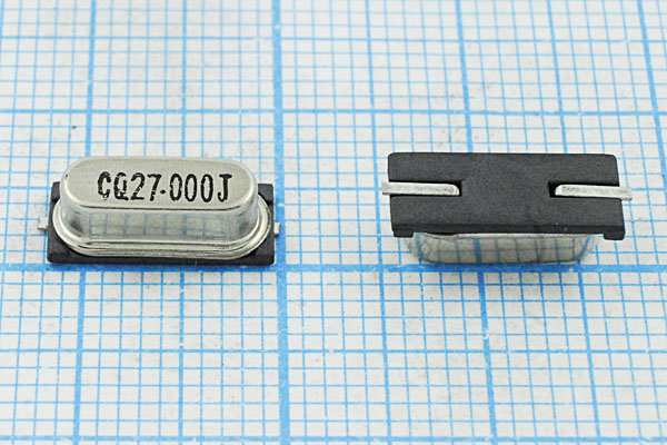 27000 \SMD49S4\17\ 20\ 30/-10~60C\C4SS\1Г (CQ27.00 --- Кварцевые резонаторы (пьезокерамические, диэлектрические, ПАВ (SAW), резонаторы из других пьезоматериалов)