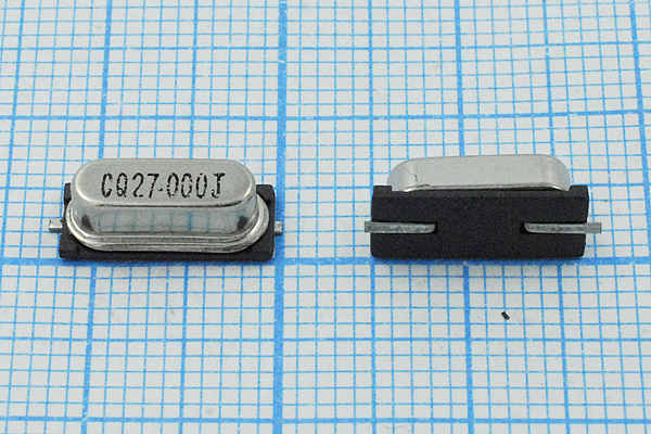27000 \SMD49S4\17\ 20\ 30/-10~60C\C4SS\1Г (разная) --- Кварцевые резонаторы (пьезокерамические, диэлектрические, ПАВ (SAW), резонаторы из других пьезоматериалов)