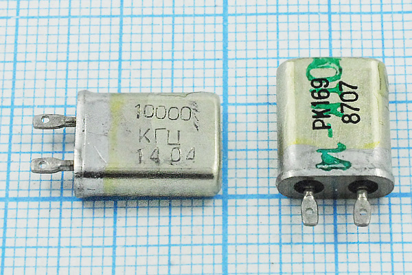 10000 \МВ\\\\РК169МВ\1Г (РК169) --- Кварцевые резонаторы (пьезокерамические, диэлектрические, ПАВ (SAW), резонаторы из других пьезоматериалов)