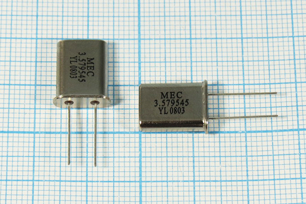 3579,545 \HC49U\60\ 30\\H49\1Г --- Кварцевые резонаторы (пьезокерамические, диэлектрические, ПАВ (SAW), резонаторы из других пьезоматериалов)
