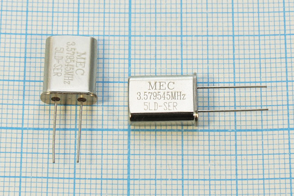 3579,545 \HC49U\S\ 30\\HC49U[MEC]\1Г --- Кварцевые резонаторы (пьезокерамические, диэлектрические, ПАВ (SAW), резонаторы из других пьезоматериалов)