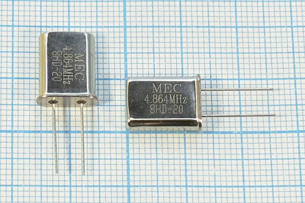 4864 \HC49U\20\ 30\\49U[MEC]\1Г (4.864M 20) --- Кварцевые резонаторы (пьезокерамические, диэлектрические, ПАВ (SAW), резонаторы из других пьезоматериалов)