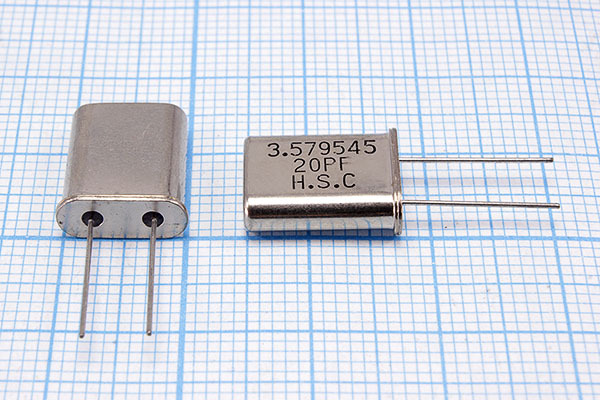 3579,545 \HC49U\20\ 30\\\1Г (H.S.C) --- Кварцевые резонаторы (пьезокерамические, диэлектрические, ПАВ (SAW), резонаторы из других пьезоматериалов)