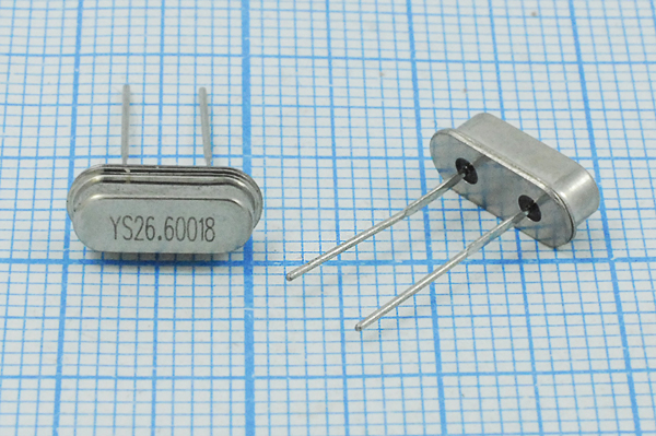 26600 \SC49S3\18\ 15\ 20/-20~70C\SMD4H\1Г --- Кварцевые резонаторы (пьезокерамические, диэлектрические, ПАВ (SAW), резонаторы из других пьезоматериалов)