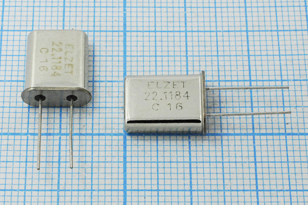 22118,4 \HC49U\16\ 30\\\1Г (22,1184 C16) --- Кварцевые резонаторы (пьезокерамические, диэлектрические, ПАВ (SAW), резонаторы из других пьезоматериалов)