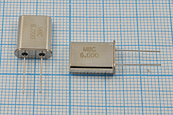 6000 \HC49U\16\ 30\ /-40~70C\HC-49U\1Г (MBC6.000) --- Кварцевые резонаторы (пьезокерамические, диэлектрические, ПАВ (SAW), резонаторы из других пьезоматериалов)