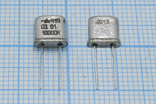 10000 \UM5\12\ 30\\РК419МН\1Г 100 Ом --- Кварцевые резонаторы (пьезокерамические, диэлектрические, ПАВ (SAW), резонаторы из других пьезоматериалов)