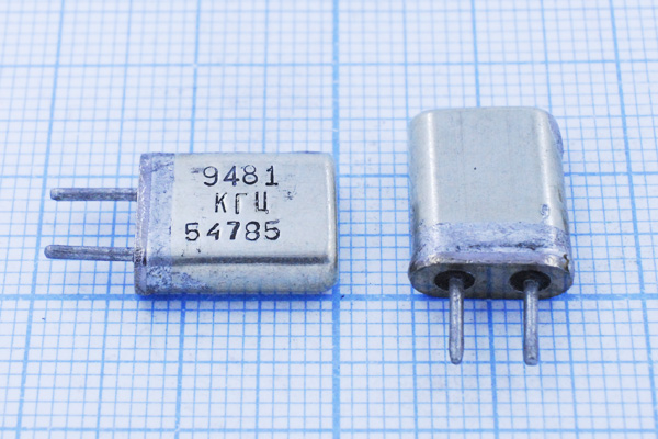 9481 \HC25U\\\\МА\1Г --- Кварцевые резонаторы (пьезокерамические, диэлектрические, ПАВ (SAW), резонаторы из других пьезоматериалов)