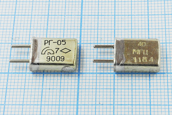 40000 \HC25U\\ 15\ 75/-60~100C\РГ05МА-14ЖУ\3Г --- Кварцевые резонаторы (пьезокерамические, диэлектрические, ПАВ (SAW), резонаторы из других пьезоматериалов)