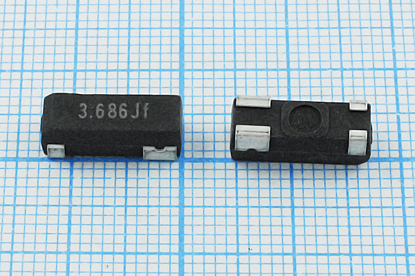3686,4 \SMD13250P4\30\\\MG3A\1Г (3.686JI) --- Кварцевые резонаторы (пьезокерамические, диэлектрические, ПАВ (SAW), резонаторы из других пьезоматериалов)
