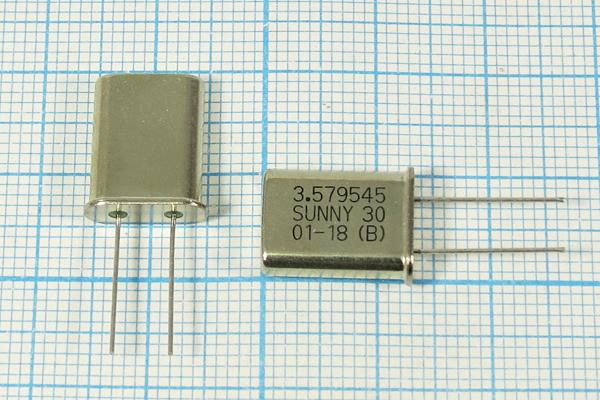 3579,545 \HC49U\30\ 50\ 50/-20~70C\SA[SUNNY]\1Г --- Кварцевые резонаторы (пьезокерамические, диэлектрические, ПАВ (SAW), резонаторы из других пьезоматериалов)