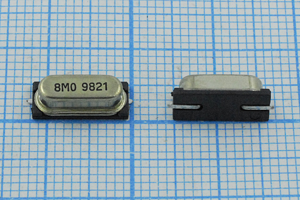 8000 \SMD49S4\16\ 30\\\1Г (8M0 9821) --- Кварцевые резонаторы (пьезокерамические, диэлектрические, ПАВ (SAW), резонаторы из других пьезоматериалов)