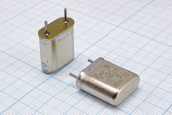 1024 \HC6U\S\\\РГ06БА\1Г 6мм  (РГ-06 1024К) --- Кварцевые резонаторы (пьезокерамические, диэлектрические, ПАВ (SAW), резонаторы из других пьезоматериалов)
