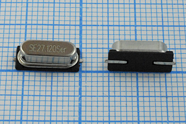 27120 \SMD49S4\S\ 10\ 30/-40~85C\49S-SMD\1Г --- Кварцевые резонаторы (пьезокерамические, диэлектрические, ПАВ (SAW), резонаторы из других пьезоматериалов)