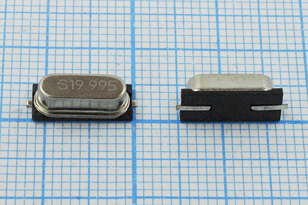 19995 \SMD49S4\20\ 20\ 30/-10~60C\49S-SMD\1Г --- Кварцевые резонаторы (пьезокерамические, диэлектрические, ПАВ (SAW), резонаторы из других пьезоматериалов)