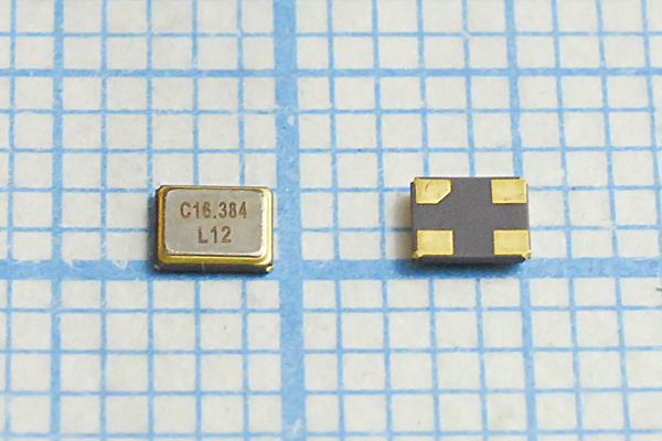 16384 \SMD02520C4\12\ 10\ 20/-40~85C\C2SB\1Г CREC --- Кварцевые резонаторы (пьезокерамические, диэлектрические, ПАВ (SAW), резонаторы из других пьезоматериалов)