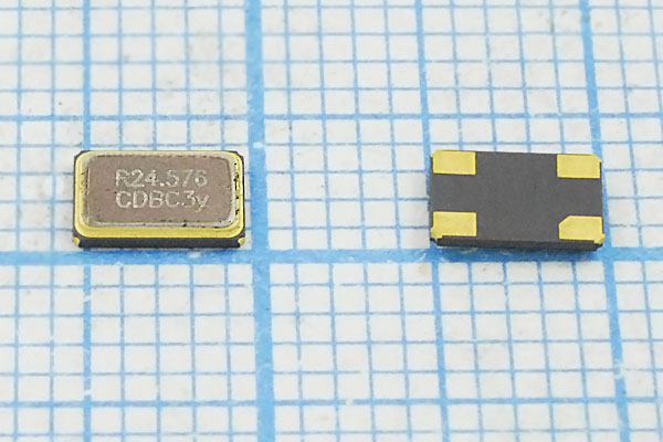 24576 \SMD05032C4\18\ 50\ 50/-40~85C\C5SB\1Г CREC --- Кварцевые резонаторы (пьезокерамические, диэлектрические, ПАВ (SAW), резонаторы из других пьезоматериалов)