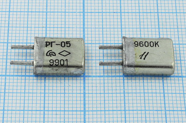 9600 \HC25U\\\\РГ05МА\1Г --- Кварцевые резонаторы (пьезокерамические, диэлектрические, ПАВ (SAW), резонаторы из других пьезоматериалов)