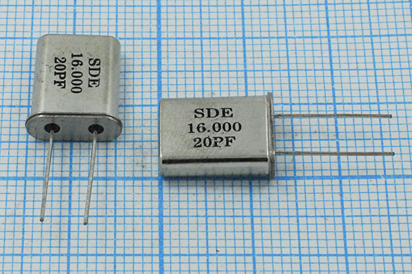 16000 \HC49U\20\ 30\\49U[SDE]\1Г (SDE 20PF) --- Кварцевые резонаторы (пьезокерамические, диэлектрические, ПАВ (SAW), резонаторы из других пьезоматериалов)