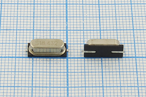 18432 \SMD49S4\10\ 30\ 30/-10~60C\49S-SMD\1Г --- Кварцевые резонаторы (пьезокерамические, диэлектрические, ПАВ (SAW), резонаторы из других пьезоматериалов)