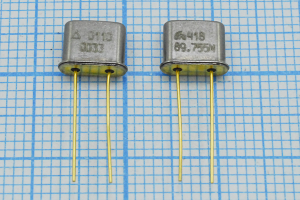 89755 \UM5\S\ 30\ 30/0~50C\РК418-8МС\3Г --- Кварцевые резонаторы (пьезокерамические, диэлектрические, ПАВ (SAW), резонаторы из других пьезоматериалов)