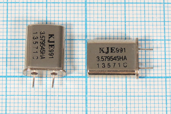 3579,545 \HC49U\S\\\\1Г 4мм (KJE) --- Кварцевые резонаторы (пьезокерамические, диэлектрические, ПАВ (SAW), резонаторы из других пьезоматериалов)