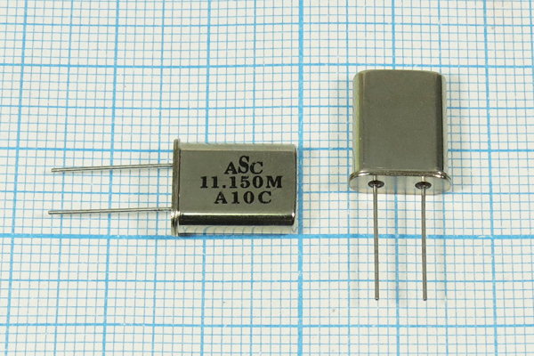 11150 \HC49U\10\\\\1Г (ASC 11.150M A10C) --- Кварцевые резонаторы (пьезокерамические, диэлектрические, ПАВ (SAW), резонаторы из других пьезоматериалов)