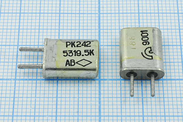 5319,5 \HC25U\\\\РК242МА\1Г --- Кварцевые резонаторы (пьезокерамические, диэлектрические, ПАВ (SAW), резонаторы из других пьезоматериалов)