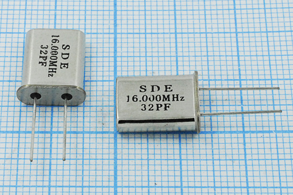 16000 \HC49U\32\ 30\ 30/-40~85C\49U[SDE]\1Г --- Кварцевые резонаторы (пьезокерамические, диэлектрические, ПАВ (SAW), резонаторы из других пьезоматериалов)