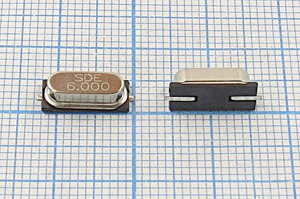 6000 \SMD49S4\S\ 20\ 20/-20~70C\49S-SMD\1Г --- Кварцевые резонаторы (пьезокерамические, диэлектрические, ПАВ (SAW), резонаторы из других пьезоматериалов)