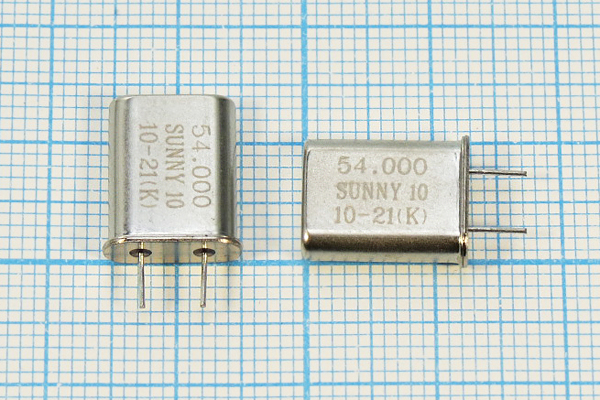 54000 \HC49U\10\ 15\ 30/-20~70C\SA[SUNNY]\3Г 5мм --- Кварцевые резонаторы (пьезокерамические, диэлектрические, ПАВ (SAW), резонаторы из других пьезоматериалов)