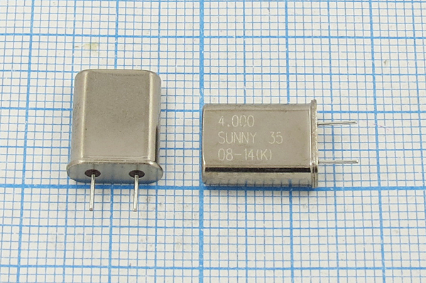 4000 \HC49U\35\ 30\ 30/-20~85C\SA[SUNNY]\1Г 5мм --- Кварцевые резонаторы (пьезокерамические, диэлектрические, ПАВ (SAW), резонаторы из других пьезоматериалов)