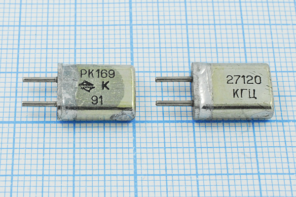 27120 \HC25U\S\ 75\ 20/-10~60C\РК169МА-10АП\3Г --- Кварцевые резонаторы (пьезокерамические, диэлектрические, ПАВ (SAW), резонаторы из других пьезоматериалов)