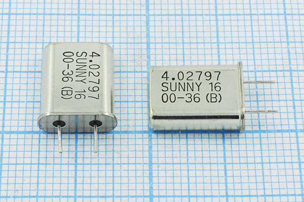 4027,97 \HC49U\16\ 30\ 30/-10~70C\SA[SUNNY]\1Г 5мм --- Кварцевые резонаторы (пьезокерамические, диэлектрические, ПАВ (SAW), резонаторы из других пьезоматериалов)