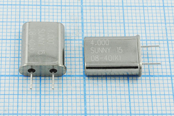 4000 \HC49U\15\ 30\ 30/-20~85C\SA[SUNNY]\1Г 5мм --- Кварцевые резонаторы (пьезокерамические, диэлектрические, ПАВ (SAW), резонаторы из других пьезоматериалов)