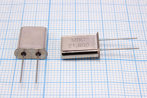 21600 \HC49U\S\\\\1Г (MBC) --- Кварцевые резонаторы (пьезокерамические, диэлектрические, ПАВ (SAW), резонаторы из других пьезоматериалов)