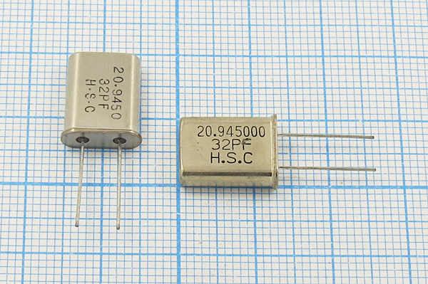20945 \HC49U\32\\\\1Г (H.S.C) --- Кварцевые резонаторы (пьезокерамические, диэлектрические, ПАВ (SAW), резонаторы из других пьезоматериалов)