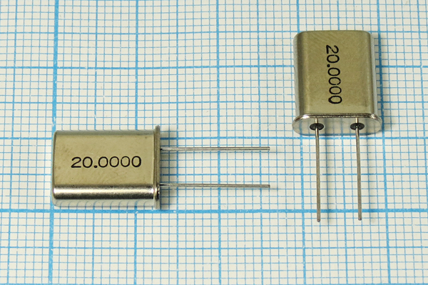 20000 \HC49U\20\\\\1Г (20.000) --- Кварцевые резонаторы (пьезокерамические, диэлектрические, ПАВ (SAW), резонаторы из других пьезоматериалов)