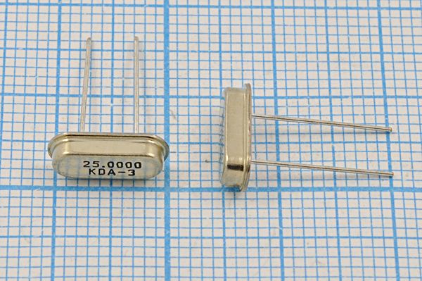 25000 \HC49S2\20\ 30\\\1Г (KDA-3) --- Кварцевые резонаторы (пьезокерамические, диэлектрические, ПАВ (SAW), резонаторы из других пьезоматериалов)