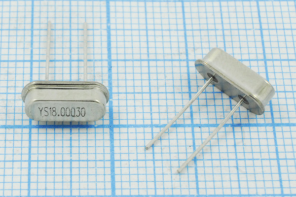 18000 \HC49S3\30\ 30\ 30/-20~70C\49S\1Г --- Кварцевые резонаторы (пьезокерамические, диэлектрические, ПАВ (SAW), резонаторы из других пьезоматериалов)