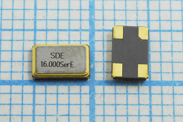 16000 \SMD05032C4\S\ 10\ 30/-40~85C\SMD0503(4P)\1Г --- Кварцевые резонаторы (пьезокерамические, диэлектрические, ПАВ (SAW), резонаторы из других пьезоматериалов)