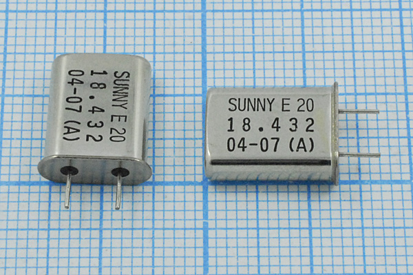 18432 \HC49U\20\ 30\ 40/-20~70C\SA[SUNNY]\1Г 5мм --- Кварцевые резонаторы (пьезокерамические, диэлектрические, ПАВ (SAW), резонаторы из других пьезоматериалов)