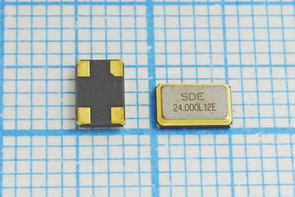 24000 \SMD05032C4\12\ 10\ 15/-40~85C\SMD0503(4P)\1 --- Кварцевые резонаторы (пьезокерамические, диэлектрические, ПАВ (SAW), резонаторы из других пьезоматериалов)