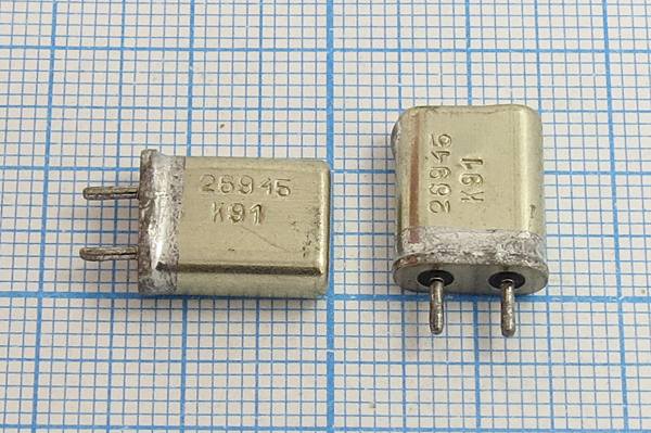 26945 \HC25U\\\\МА\1Г (26945 К91) --- Кварцевые резонаторы (пьезокерамические, диэлектрические, ПАВ (SAW), резонаторы из других пьезоматериалов)