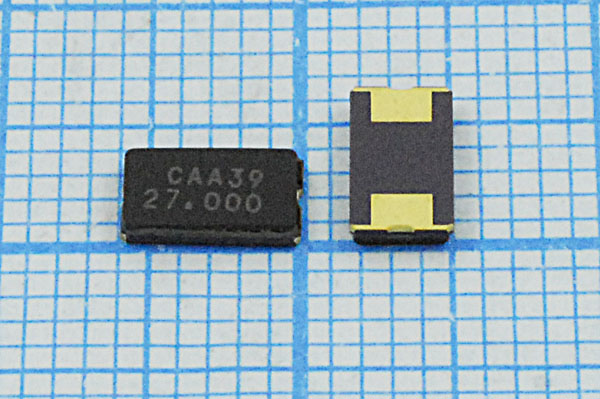 27000 \SMD06035C2\18\ 30\ 30/-10~60C\CS10\1Г --- Кварцевые резонаторы (пьезокерамические, диэлектрические, ПАВ (SAW), резонаторы из других пьезоматериалов)
