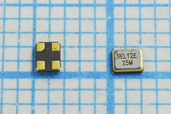 25000 \SMD02016C4\12\ 10\ 30/-40~85C\SMD2016\1Г --- Кварцевые резонаторы (пьезокерамические, диэлектрические, ПАВ (SAW), резонаторы из других пьезоматериалов)