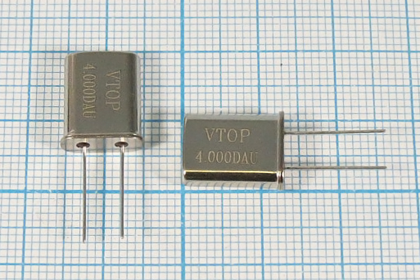 4000 \HC49U\30\ 30\\\1Г (VTOP) --- Кварцевые резонаторы (пьезокерамические, диэлектрические, ПАВ (SAW), резонаторы из других пьезоматериалов)